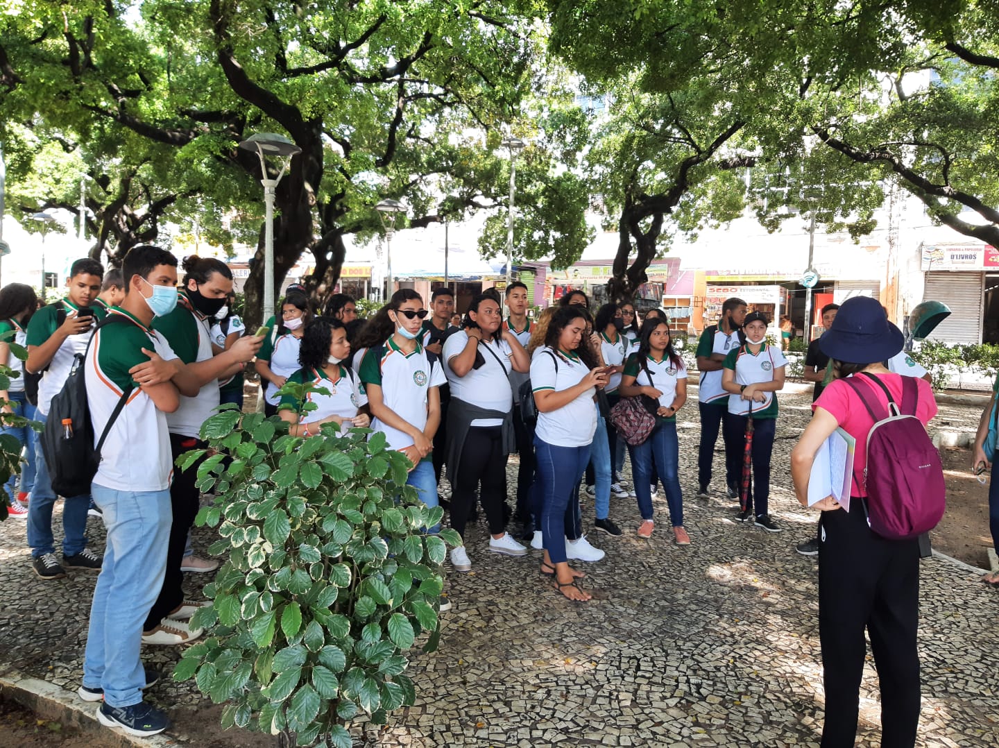 AULA DE CAMPO NO CENTRO HISTÓRICO DE FORTALEZA